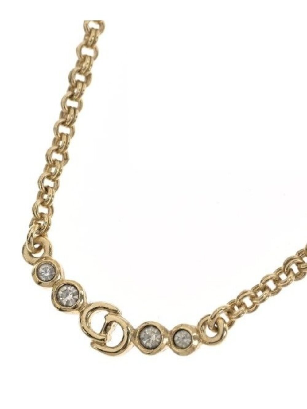 Dior Rhinestone Necklace Vintage